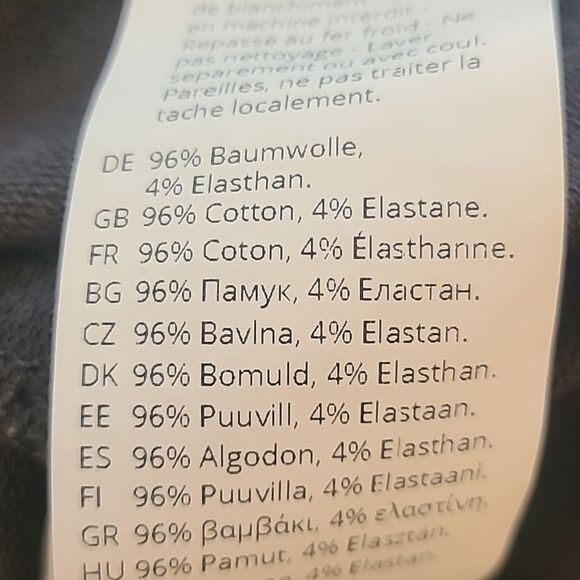 Ischiko Pullover Cotton Stretch Button-Back Lagen Look Top Charcoal Gray Size M - Picture 11 of 13